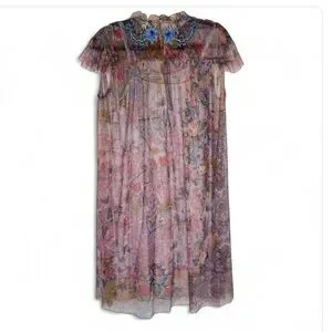 90s midi dress Vintage 90s Black Sheer Floral Velvet Midi Sleeveless Dress – Size M –  Wanda Core